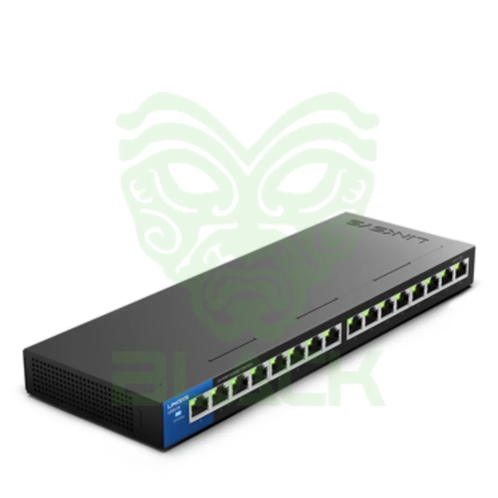 16 PORT GIGABIT SWTICH METALIC