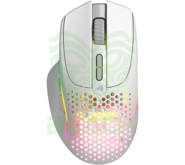 MOUSE GLORIOUS MODE I 2 WIRELESS 2.4GHZ BLUETOOTH 5.2 MATE WHITE 75GR 110HS