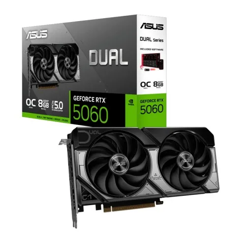 PLACA DE VIDEO RTX 5060 8GB ASUS DUAL OC