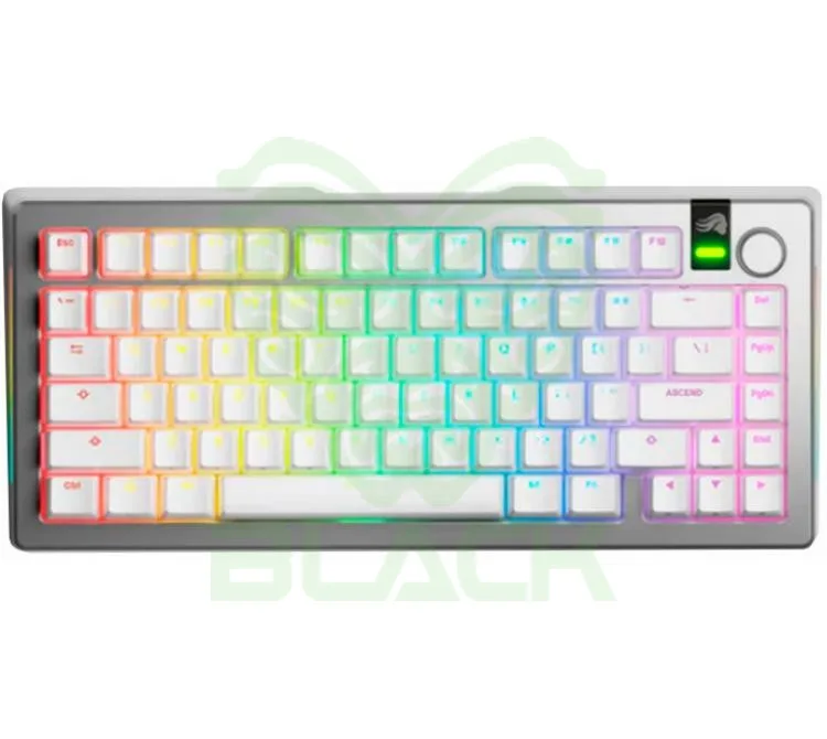 TECLADO MECANICO GLORIOUS GMMK3 PRO 75% RGB SWITCHES FOX WHITE US