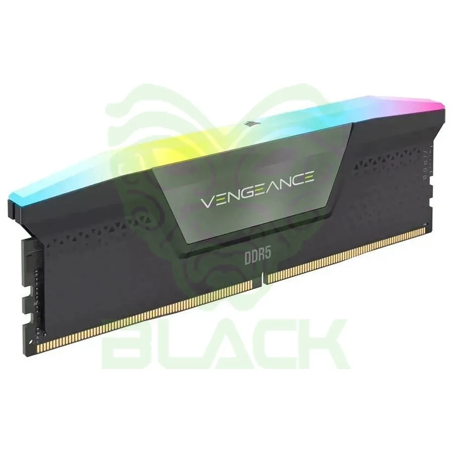 MEMORIA DDR5 16GB 6000MHZ CORSAIR RGB VENGEANCE BLACK