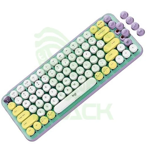 TECLADO LOGITECH POP EMOJI MINT WIRELESS 2.4GHZ - BT