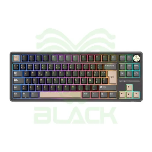 TECLADO ROYAL KLUDGE RKR87 PRO PHANTOM SWITCH BROWN 75%