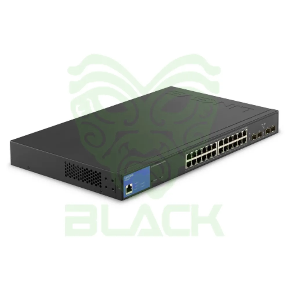 24-PORT MANAGED POE+ SWITCH 4 1G SFP 250W TAA