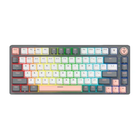 Teclado Mecánico Inalambrico Fantech Atom Pro83 Mk913 Saturn - Grey (red Switch)