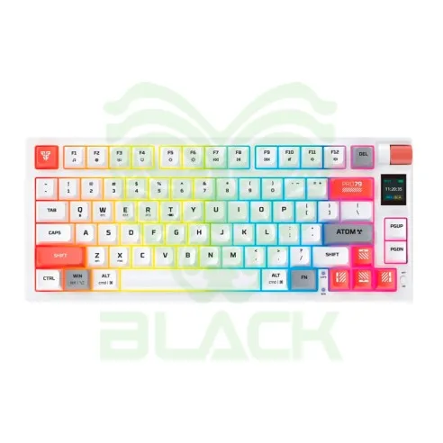 Teclado Mecánico Inalambrico Fantech Atom Pro79 Mk917 White (red Switch)