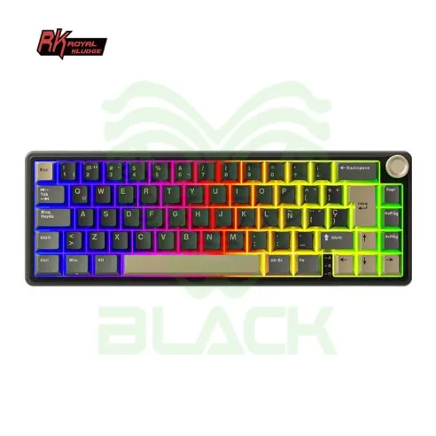 TECLADO ROYAL KLUDGE RKR65 PHANTOM SWITCH BROWN 65%