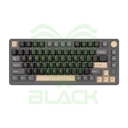 TECLADO ROYAL KLUDGE RKM75 WIRELESS PHANTOM SWITCH CREAM 75%