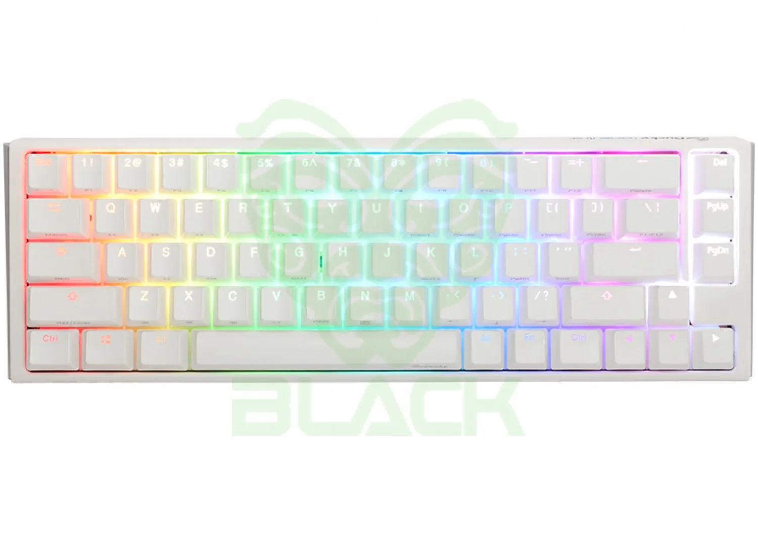 TECLADO MECANICO DUCKY ONE 3 SF TECLAS BLANCASINTERRUPTOR NEGRO INGLES PBT DOBLE DISPARO SIN COSTURAS ESTUCHE SUPERIOR BLANCO ESTUCHE INFERIOR BLANCO