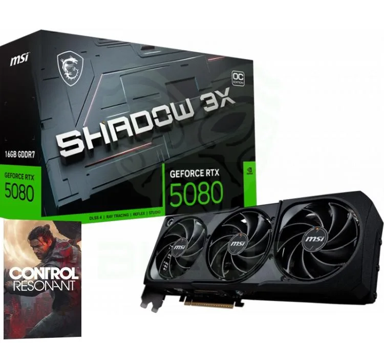 Placa De Video Rtx 5080 16GB MSI Gddr7 Ventus 3x Oc