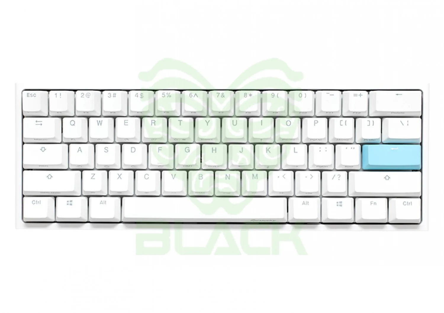 Teclado Gamer Ducky One 2 Mini RGB White Kaih Box Brown Swicht Double-shot Pbt Mecanico