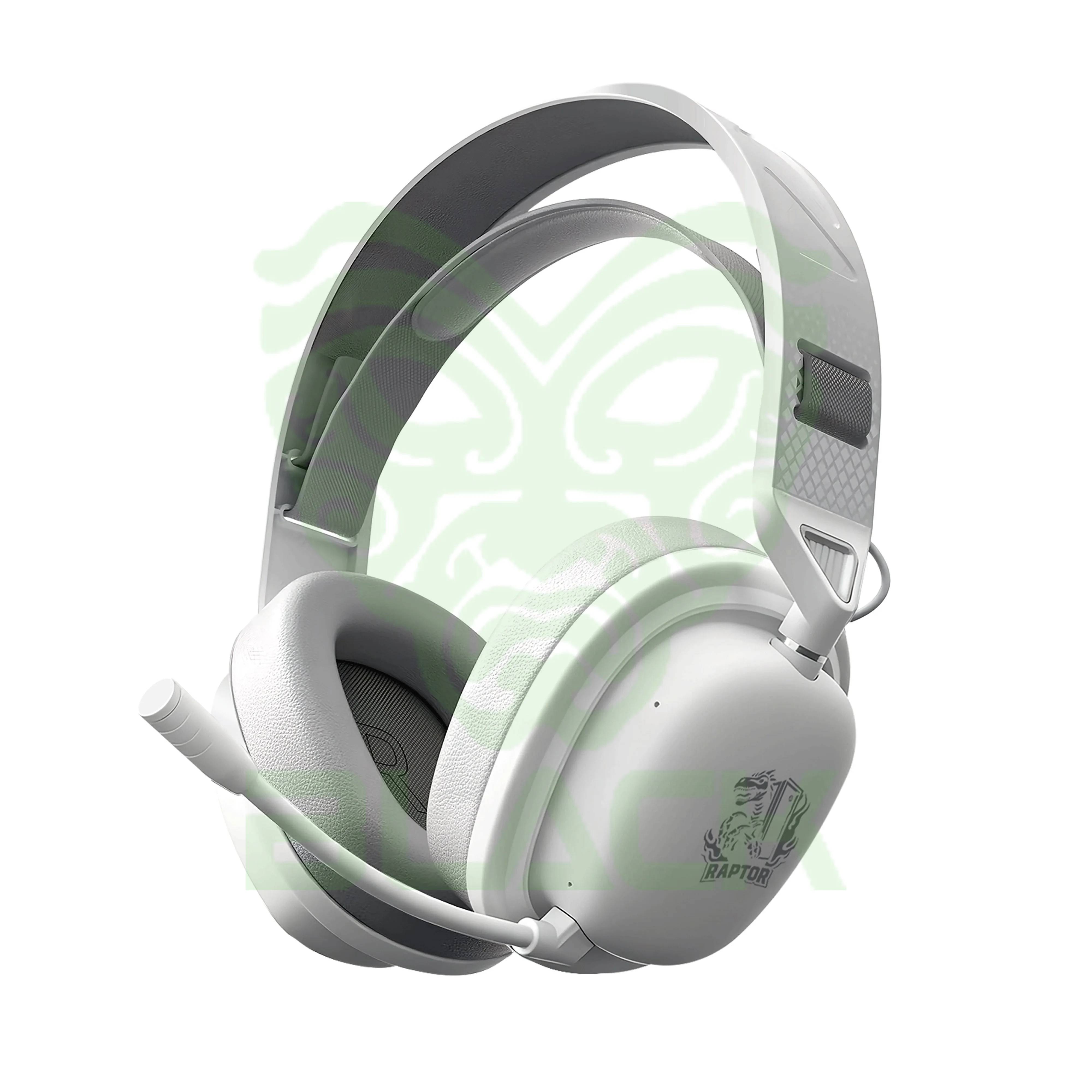 Auricular Gamer Raptor Inferno Pro X 7.1 Wireless C/Dongle Blanco