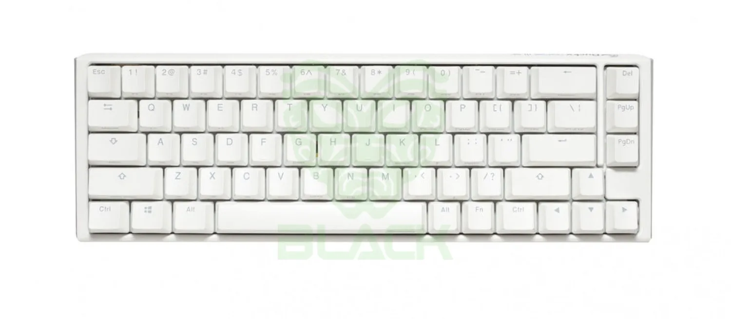 Teclado Mecanico Ducky One 3 Sf Teclas Blancas Interruptor Marron Ingles Pbt Doble Disparo Sin Costuras