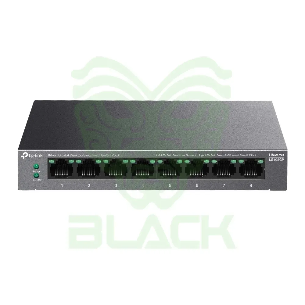 TP-LINK LITEWAVE LS108GP SWITCH NO ADMINISTRADO GI...