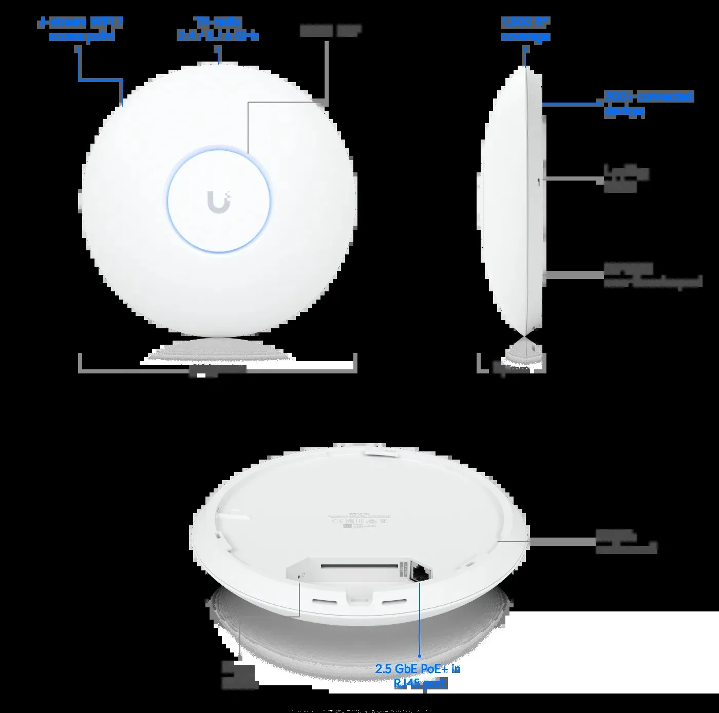 Ap In.ubiquiti Unifi Wi-fi 7 Mimo 4x4 8.6 Mbps 10GB S/F