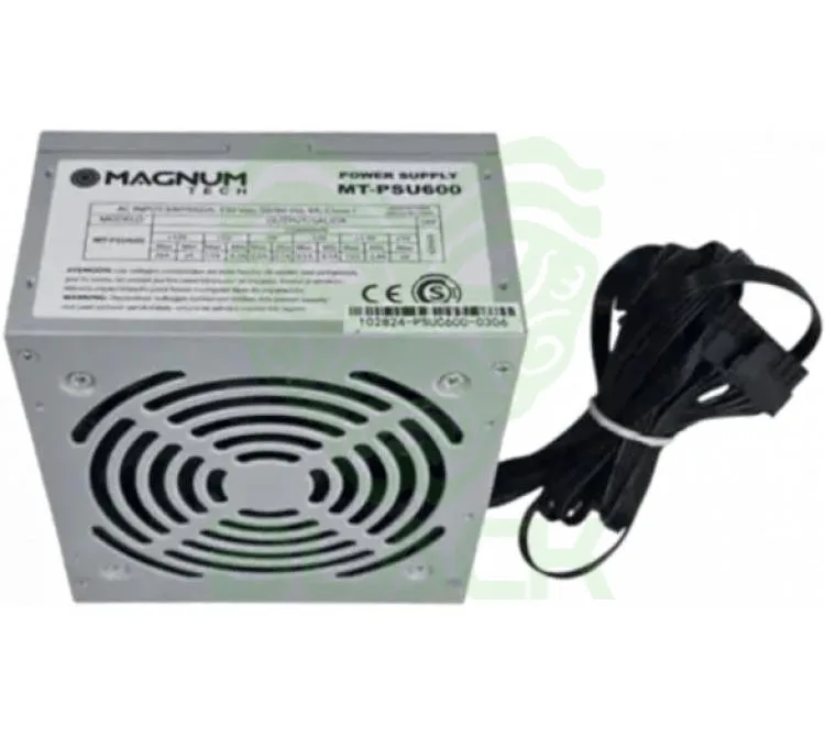 FUENTE MAGNUM TECH 600W COOLER 120MM MT-PSU600