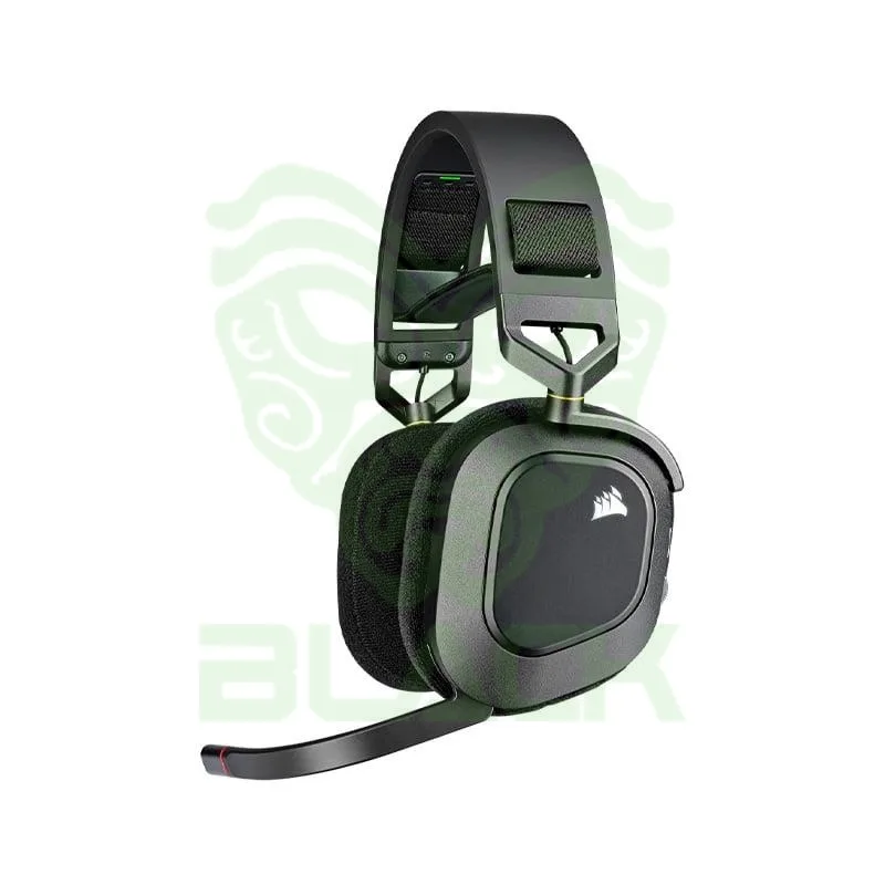 Auriculares Corsair Hs80 Max Wireless 2.4GHz Bluetooth Dolby Atmos Steel Gray 65hs Pc/Ps/Mac