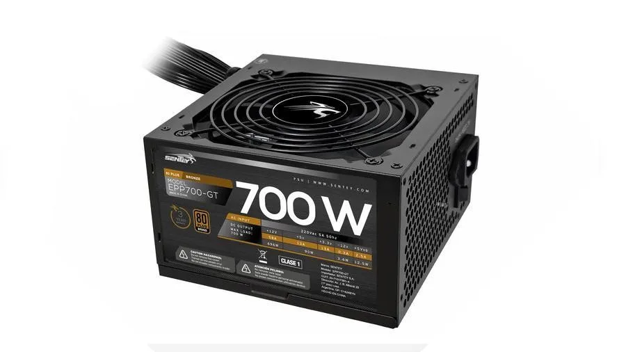 Fuente Sentey 700w (epp700-gt) 80 Plus Bronze ATX 2.3