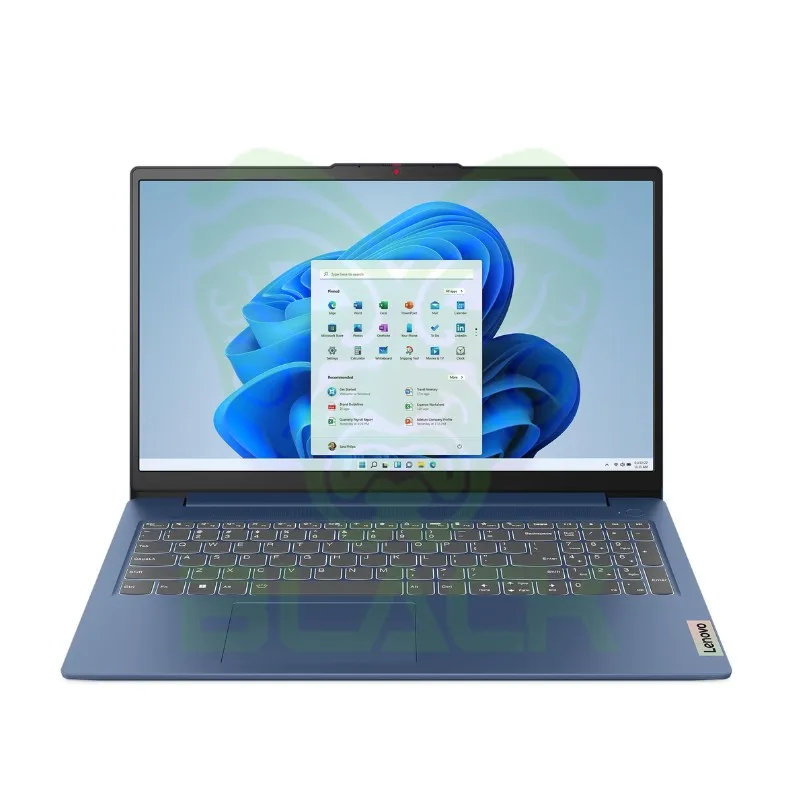Notebook Lenovo Ip Slim 3 15amn8 15.6" Fhd AMD R5 7520u 16GB 5500MHz DDR5 512GB Nvme W11H Azul