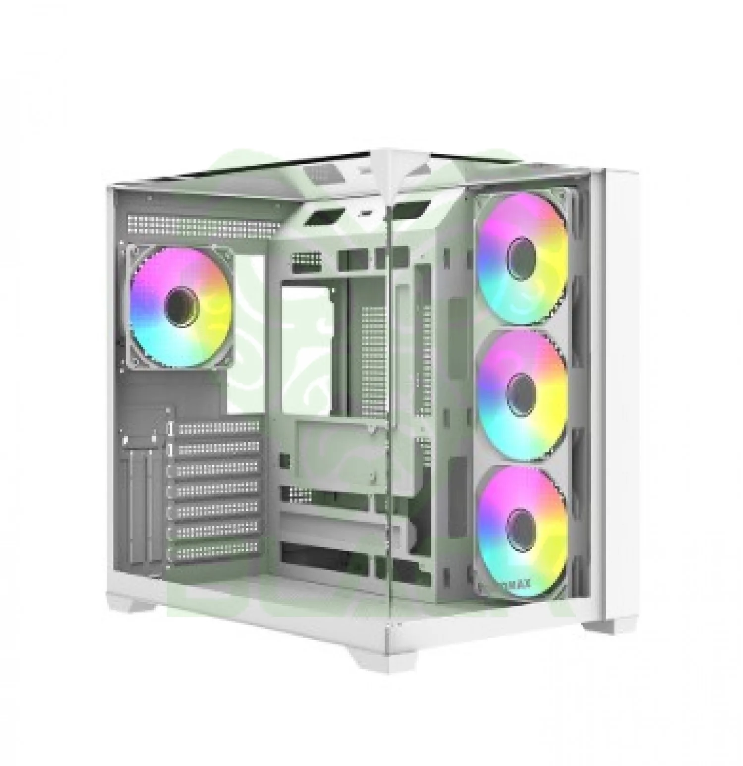 Gabinete Gamer Raidmax Infinita I620 White ATX Fishtank ARGB