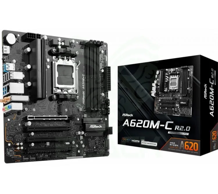 Mother Asrock A620M-C R2.0 WIFI Bulk AM5 DDR5