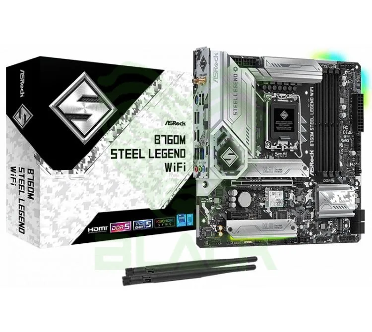 Mother Asrock B760M Steel Legend WIFI LGA1700 DDR5