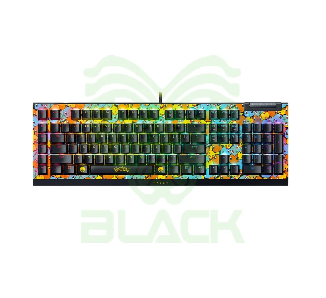 Teclado Razer Blackwidow V4 X Pokémon Edition