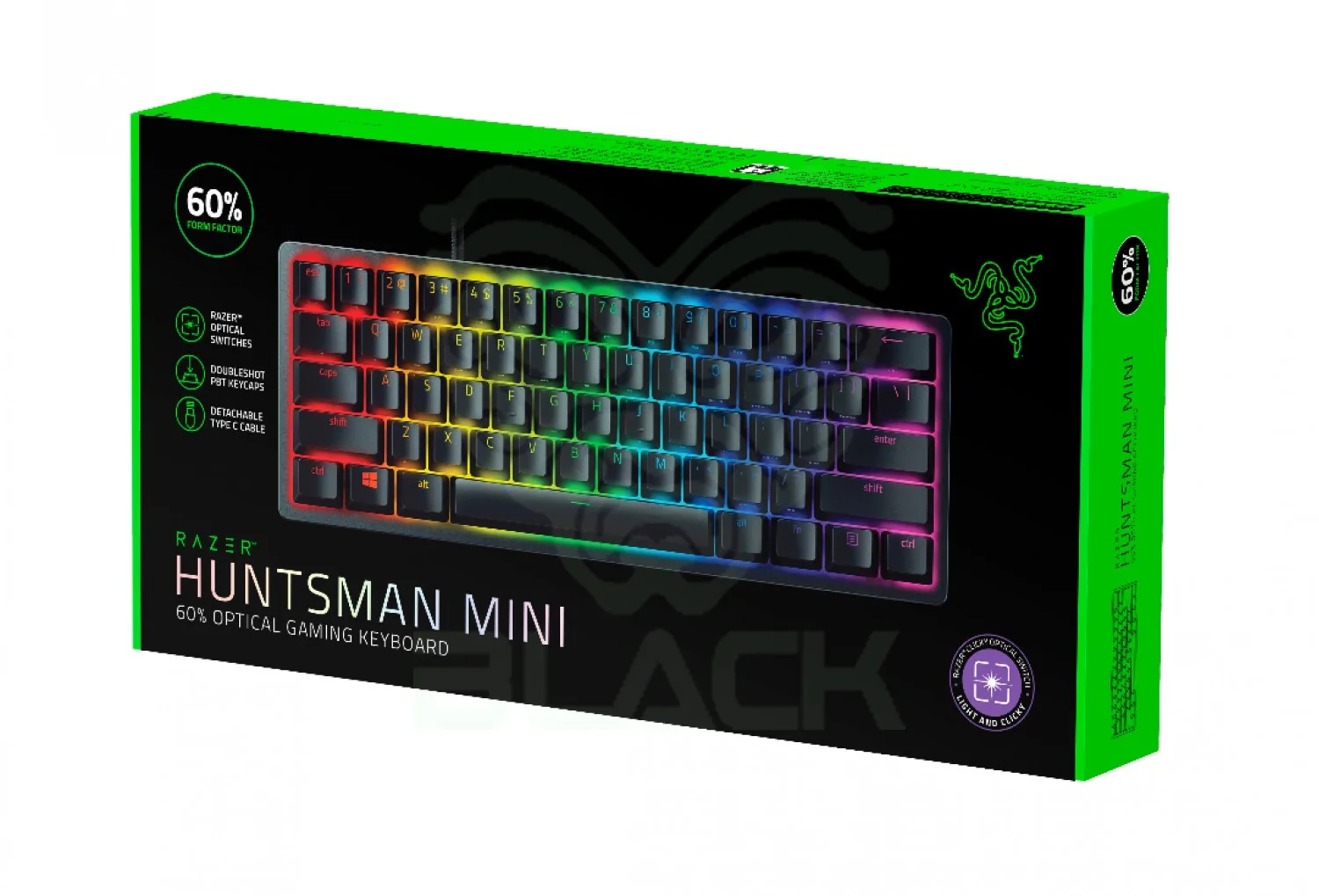 Teclado Gamer Razer Huntsman Mini Purple-switch Clicky Español
