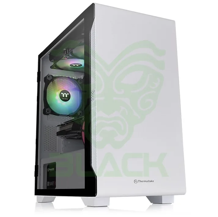 Gabinete Tt S100 Mid-tower Tg Fan X1 White