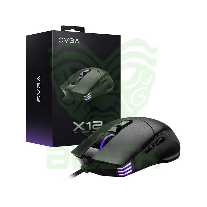 Mouse Evga X12 Gaming Black