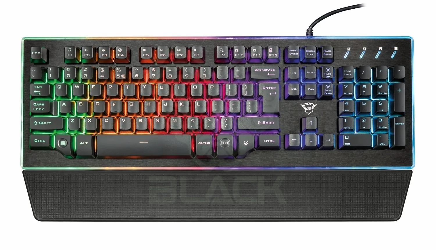 Teclado Gamer Trust Thura Semi Es Gxt 860