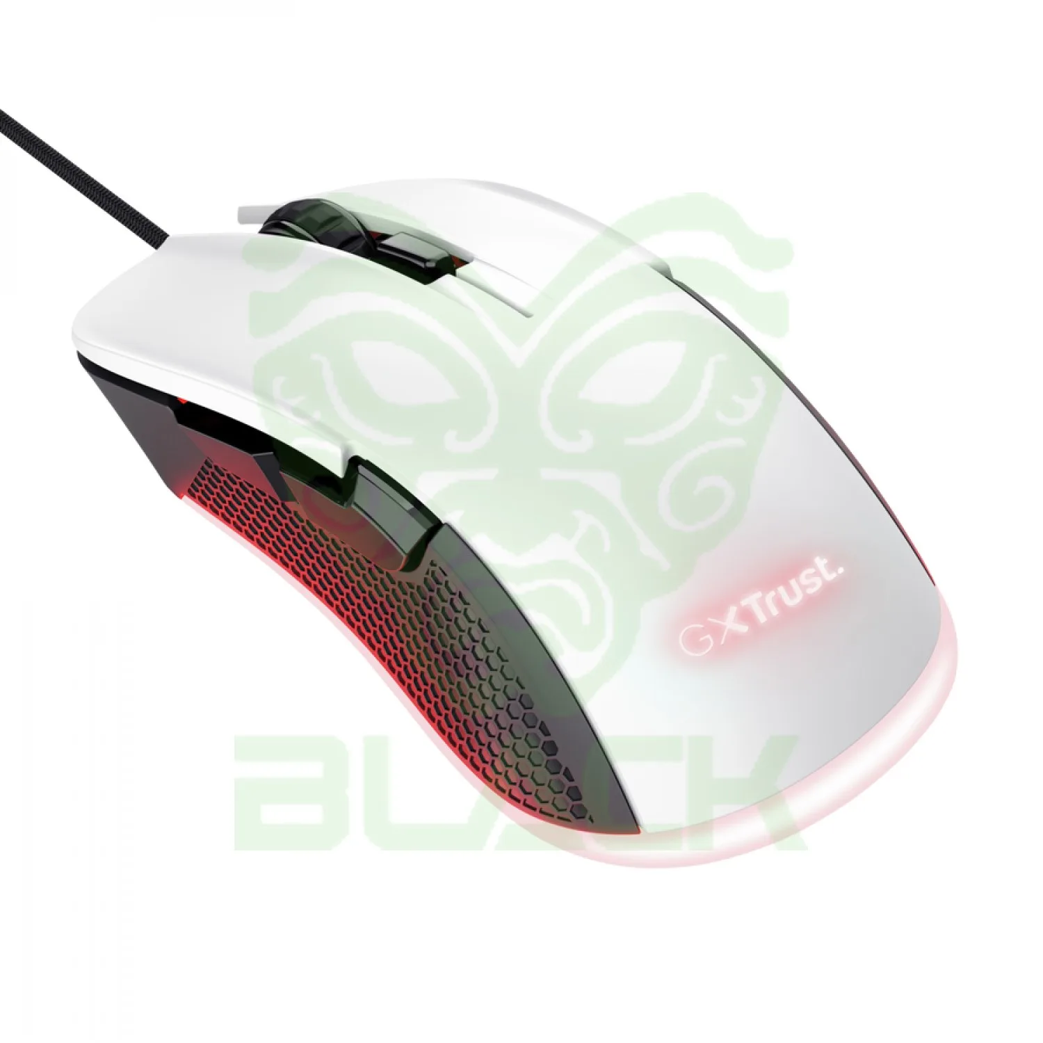 Mouse Trust Ybar Gaming Eco White Gxt922w