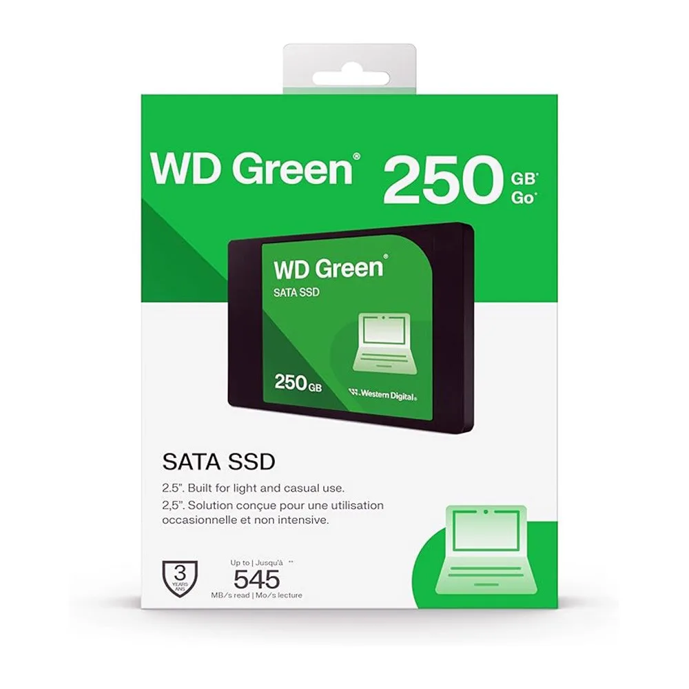 Disco Solido SSD Western Digital Green 250GB Sata III Wds250g5g0a