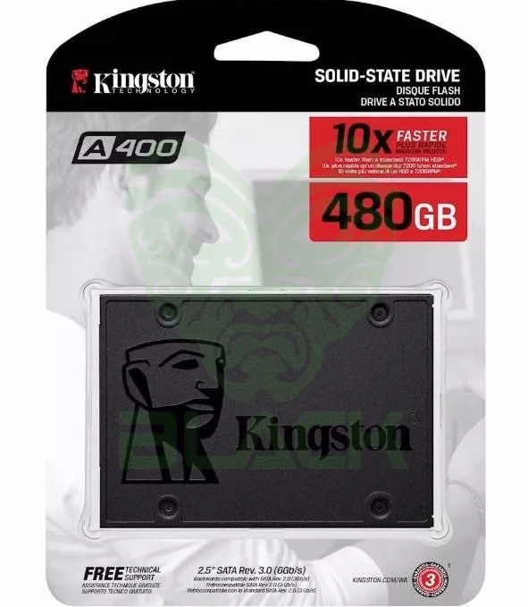 Disco Sólido SSD Kingston 480GB A400 500MB/S