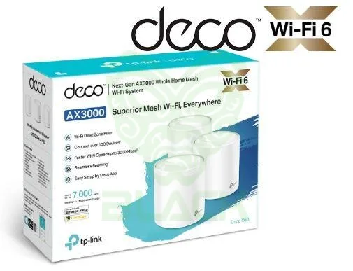 Tp Link Whole-home Mesh Wifi6 System Ax5400 3pcs