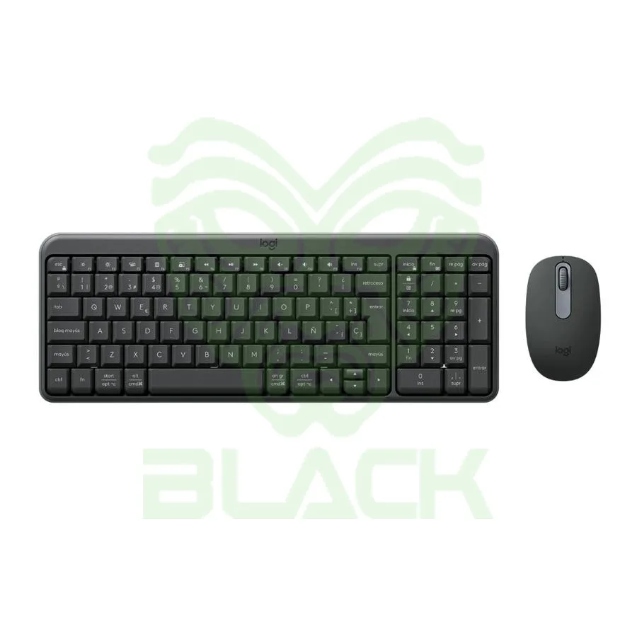 Tec+mouse Logitech Mk250 BT Black Latino Cd