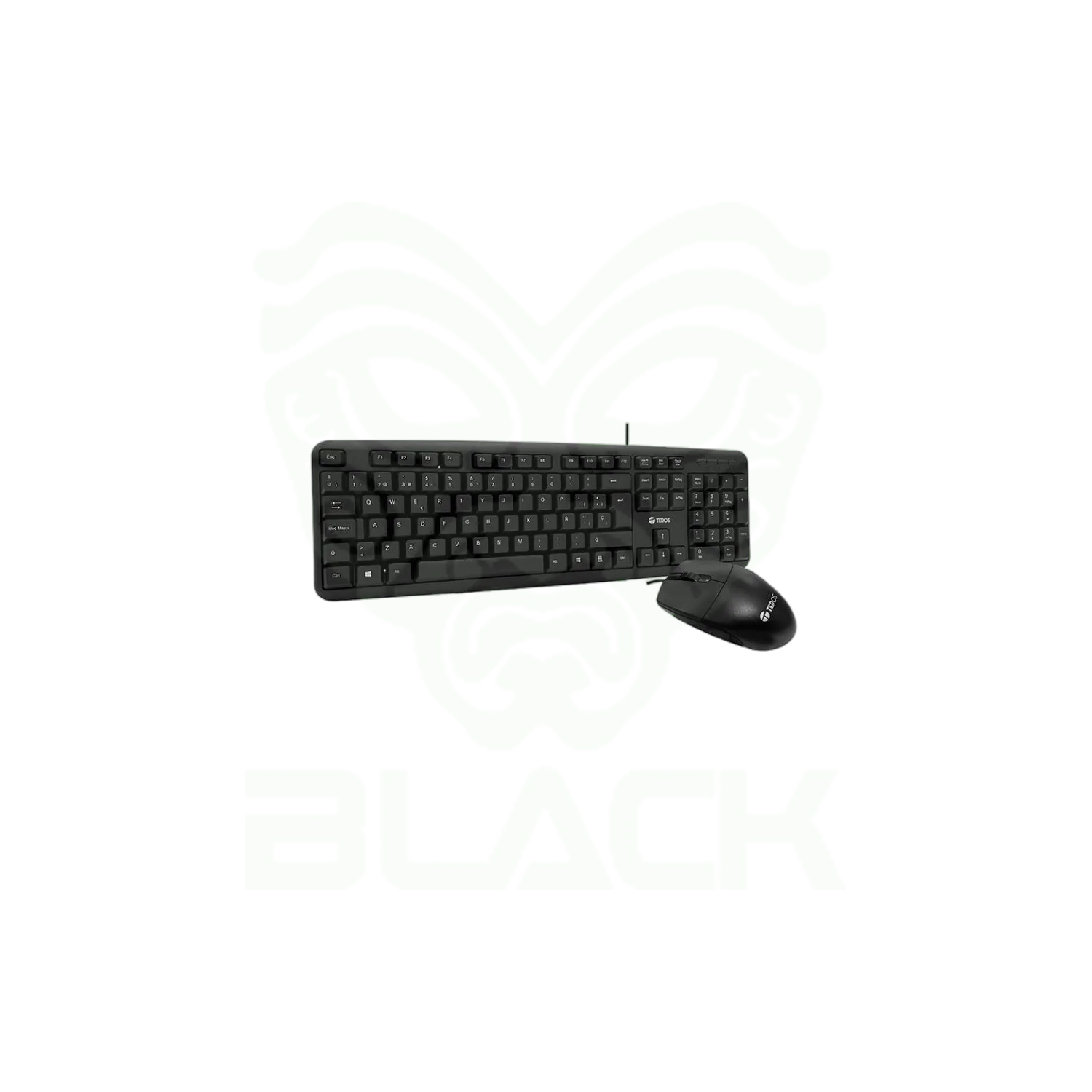 COMBO TECLADO Y MOUSE TEROS TE-4062N USB BLACK