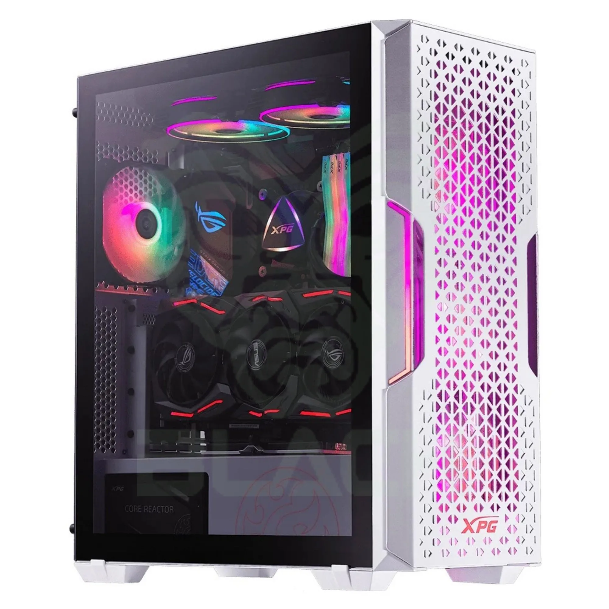 Gabinete Xpg Starker Air Btf Blanco E-atx Con Vidrio Templado Y ARGB