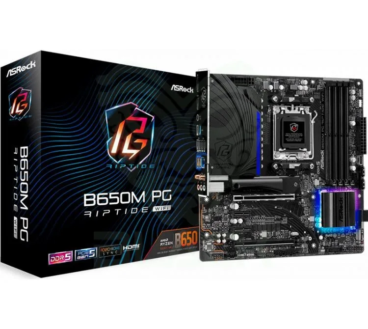 Mother Asrock B650M Pg Riptide WIFI AM5 DDR5
