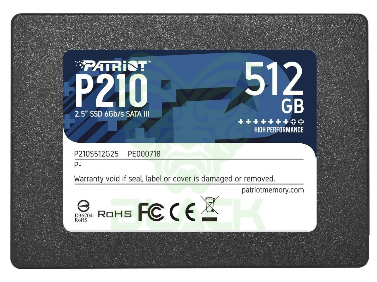 Disco Solido SSD 512 GB Sata 3 Patriot P210s512g25