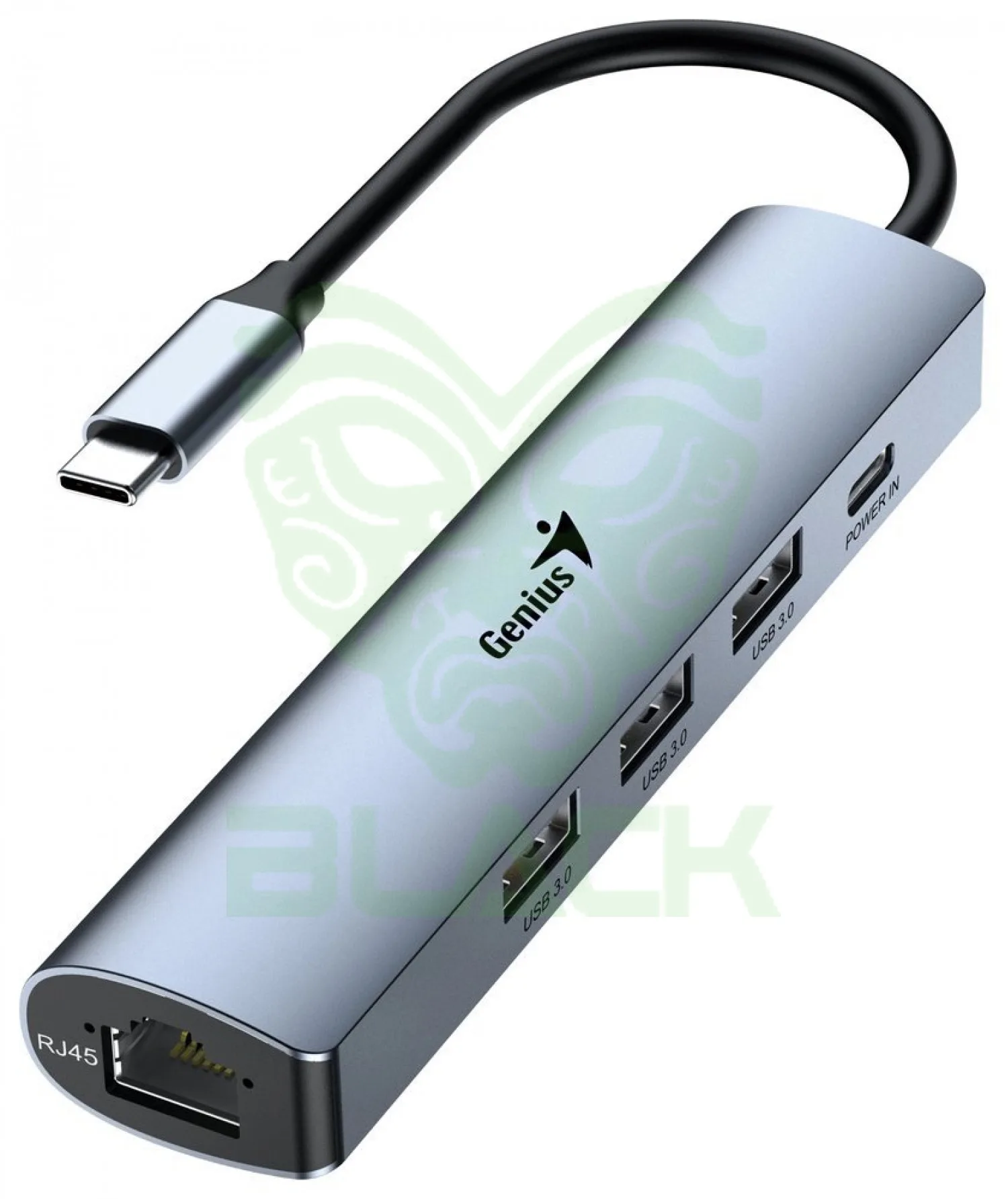 HUB GENIUS UH-545 USB-C A USB-CX1/USB-A X3/RJ45X1