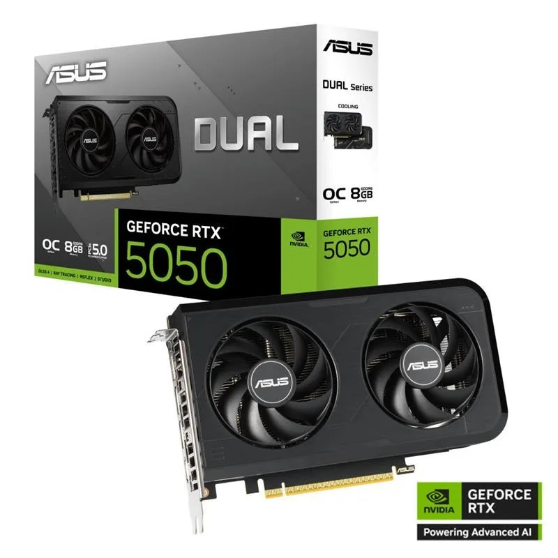 Placa De Video ASUS Dual Geforce Rtx™ 5050 8GB Gddr6 Oc Edition