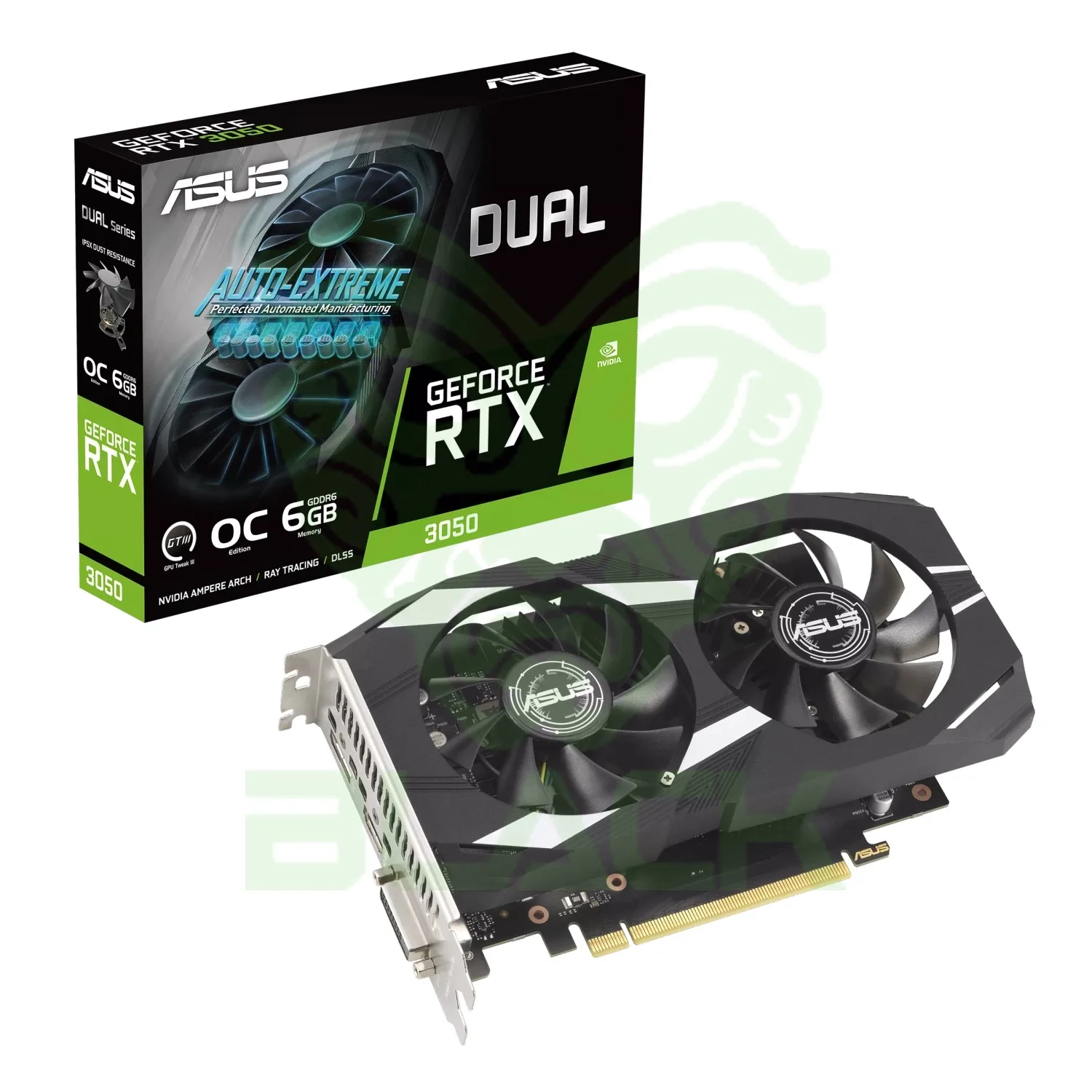 Placa De Video ASUS Dual Geforce Rtx 3050 6GB Gddr6 Oc
