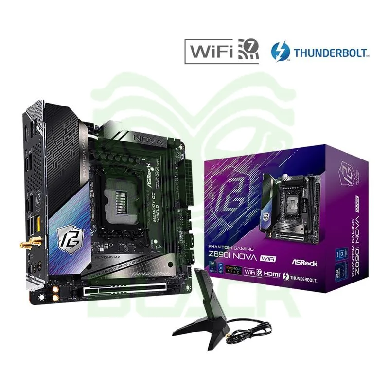 Motherborad Asrock Z890I Nova Wi-fi Intel® Socket 1851 12/13/14va. Gen. DDR5