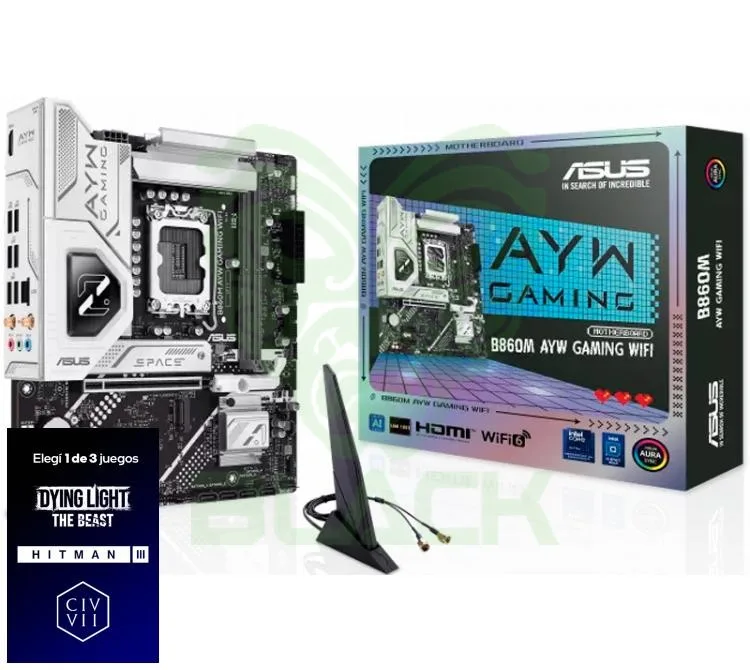 Mother ASUS Prime B860M Ayw Gaming WIFI AM5 DDR5