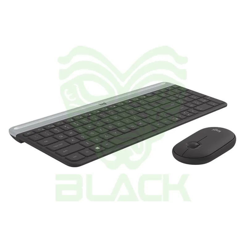COMBO TECLADO MOUSE INALÁMBRICOS LOGITECH MK470 SLIM GRAPHITE