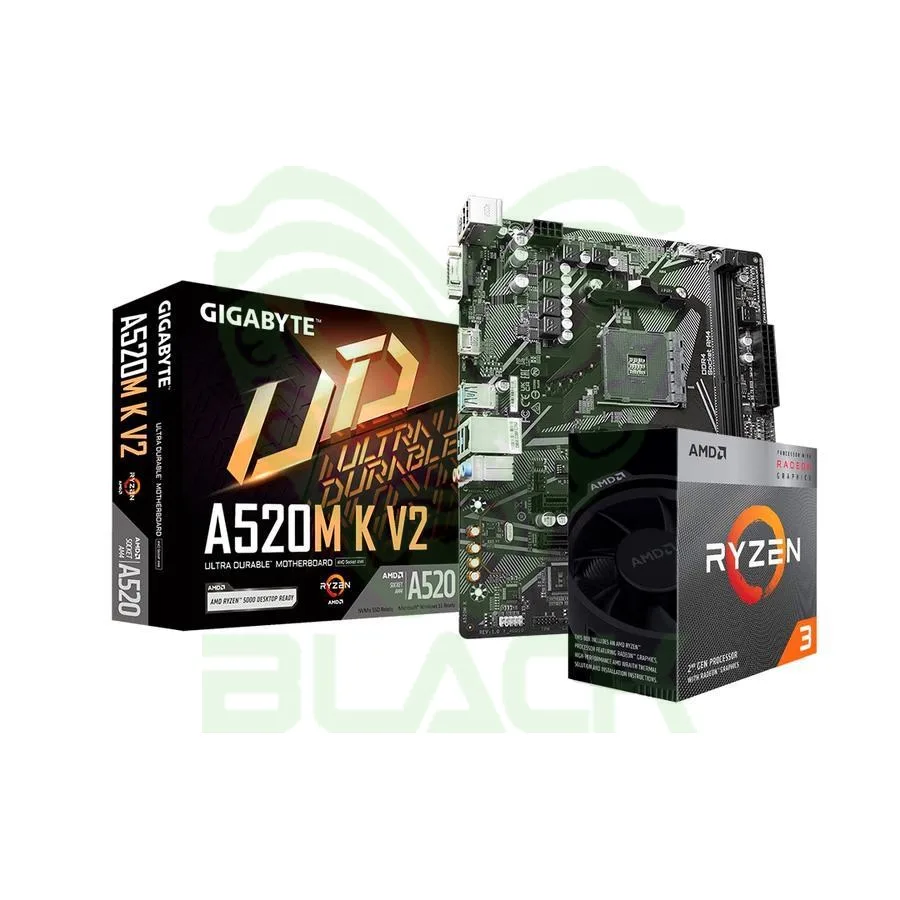 COMBO ECOVISION AMD RYZEN 3 3200G + MOTHER + 16GB + 256GB