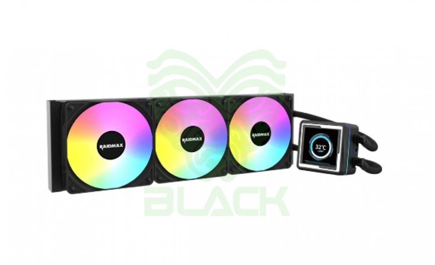 Water Cooler CPU Raidmax Lm360 RGB Lcd Display Black