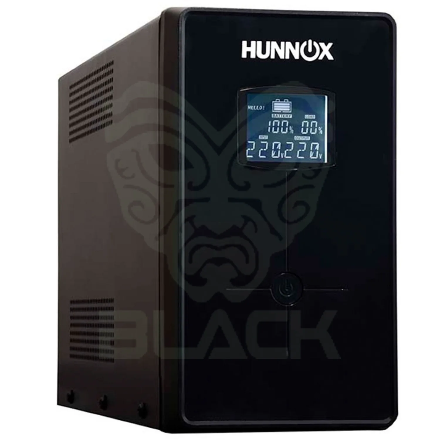 HUNNOX UPS Y ESTABILIZADOR 650VA LCD C/USB