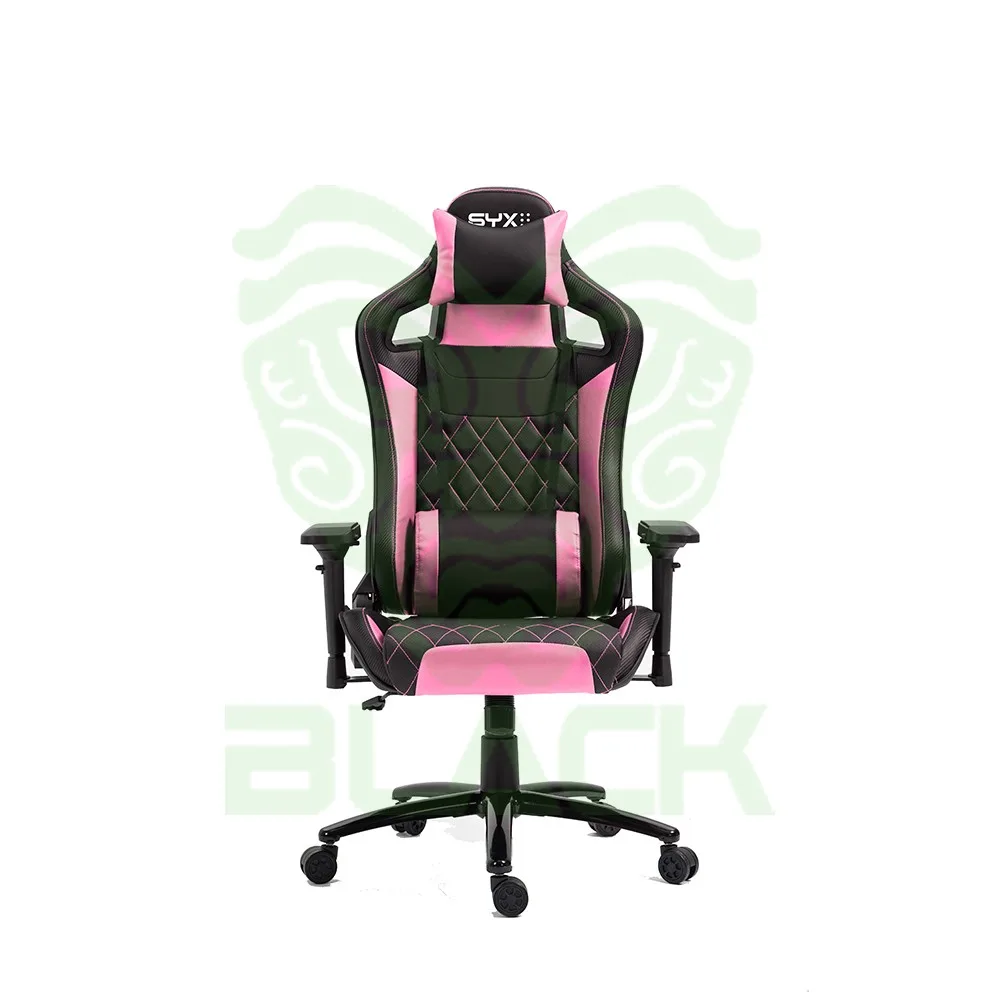 Silla Gamer Syx CH-451 Pk Rosa Negro